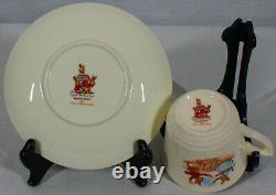 Rare! Vintage 1980 Royal Doulton Bunnykins 12 Piece Tea Set For 4 New In Box