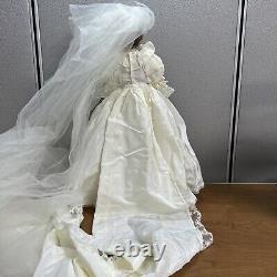 Rare Vintage 1985 Danbury Mint Princess Diana Bride Doll Royal Wedding Dress Nib