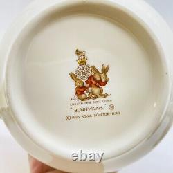 Rare! Vintage 1986 Royal Doulton Bunnykins 4 Piece Tea Set New In Box