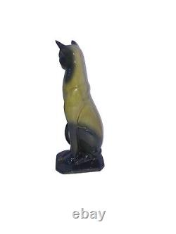 Rare Vintage Cat Statue Royal Haeger by Royal Hickman Pottery Ceramic USA