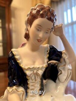 Rare Vintage Royal Dux Porcelain Figurine