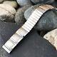 Rare White Gold-filled 17.25mm 1959 Flex-let Usa Imperial Vintage Watch Band Nos