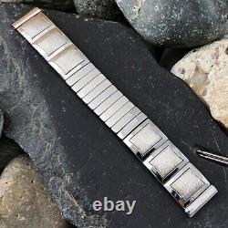 Rare White Gold-Filled 17.25mm 1959 Flex-Let USA Imperial Vintage Watch Band nos