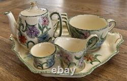 Rare Zinnias Royal Winton Grimwades Countess Breakfast 7pc Set