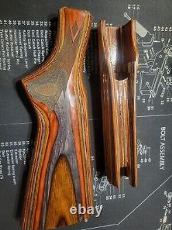 Remington 870 20 GA Gloss Royal Jacaranda Laminate Stock and Forend Set RARE OEM