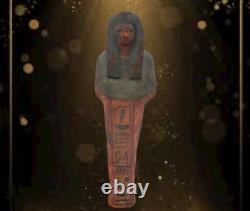 Replica Ancient Egyptian Rare Pharaoh Wooden Tomb Servant Royal Ushabti