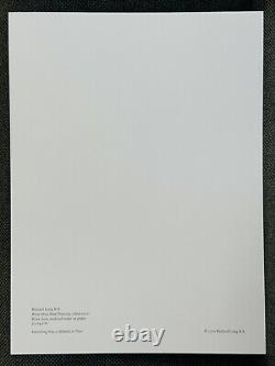 Richard Long. RIVER AVON MUD DRAWING (2020). Rare Royal Academy Print. Unframed