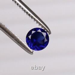 Round Shape 100% RARE 2.20 Ct. Natural Royal Blue Sapphire 7 MM Loose Gemstone