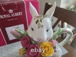 Royal Albert England Rabbit Teapot Vintage 1962 Antique Super Rare New Other Box