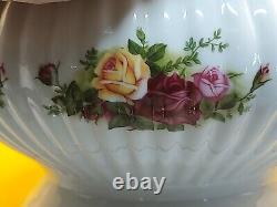 Royal Albert OLD COUNTRY ROSE Fluted SOUP TUREEN Spoon New Rare Doulton 1962