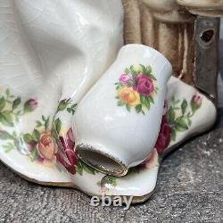 Royal Albert Old Country Roses Large Moving Day Tea Pot Cardew Extremely Rare