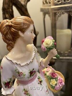 Royal Albert gorgeous rare (Sweet Rose) figurine. Brand New In Box