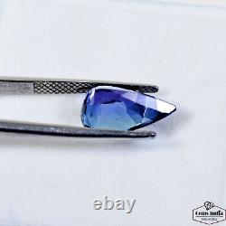 Royal Blue TANZANITE Pear 3.60 Ct Rare, D Block AAA Unheated Flawless Gemstone