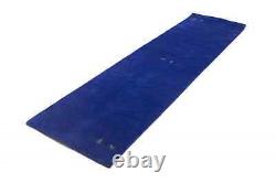 Royal Blue Tribal Pictorial Gabbeh 3X10 Modern Runner Rug Plush Hallway Carpet