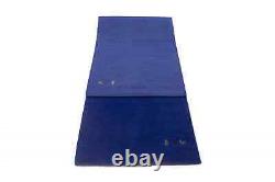 Royal Blue Tribal Pictorial Gabbeh 3X10 Modern Runner Rug Plush Hallway Carpet