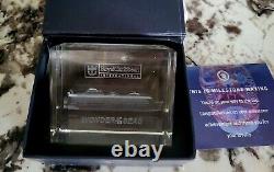 Royal Caribbean 3D Etched Clear Crystal Block WONDER OF THE SEAS RARE New In Box