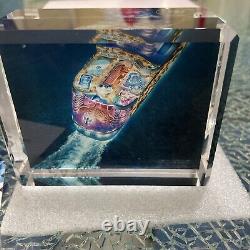 Royal Caribbean Utopia Of The Seas Crystal Block Brand New Very Rare