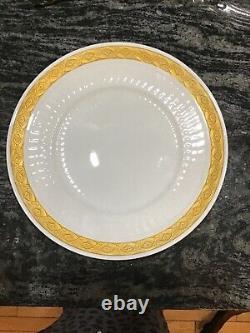 Royal Copenhagen, Gold Fan 16 6 Piece Place Settings RARE Complete Set. Stunning