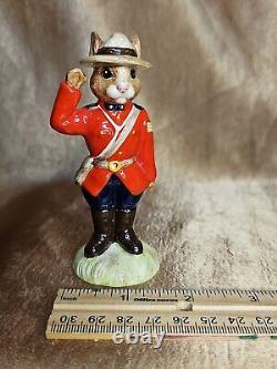 Royal Doulton Bunnykins Sergeant Mountie DB136 Limited Edition of 250 Rare 1993