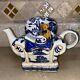 Royal Doulton Cardew Real Old Willow Royal Albert Winter Chair Teapot New Rare