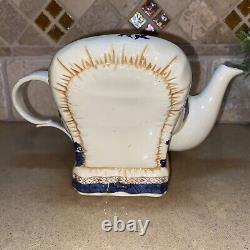 Royal Doulton Cardew Real Old Willow Royal Albert Winter Chair Teapot New Rare