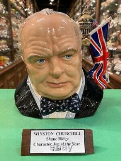 Royal Doulton Character Jug Large Winston Churchill D7298 Rare