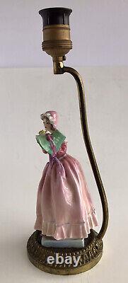 Royal Doulton Figurine The New Bonnet HN 1728 Table Lamp 1935-1945 Vintage Rare