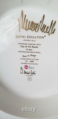 Royal Doulton Rare DAY AT THE RACES. BOXED. LTD edition 1200. HN 5692. Like new