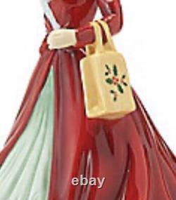 Royal Doulton TIS THE SEASON Petite LADIES Red HOLIDAY Figurine HN5920 RARE