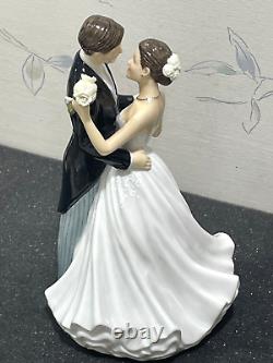 Royal Doulton WEDDING DAY Figurine Signed MICHAEL DOULTON CAKE TOPPER RARE