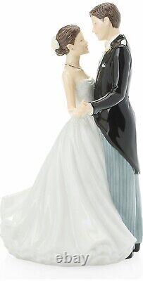 Royal Doulton WEDDING DAY Figurine Signed MICHAEL DOULTON CAKE TOPPER RARE