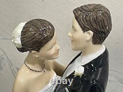 Royal Doulton WEDDING DAY Figurine Signed MICHAEL DOULTON CAKE TOPPER RARE