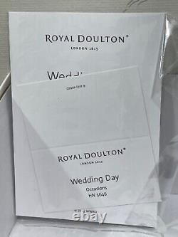 Royal Doulton WEDDING DAY Figurine Signed MICHAEL DOULTON CAKE TOPPER RARE