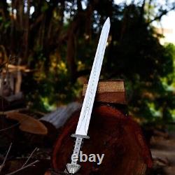 Royal Knight Rare Hand Made D2 Full Tang Dagger Sword