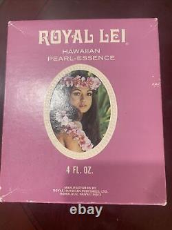 Royal Lei Hawaiian Pearl-essence 4 Oz Made In Hawai Vintage Rare