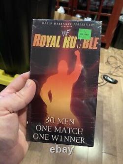 Royal Rumble 30 Men One Match One Winner Vhs Sealed Rare