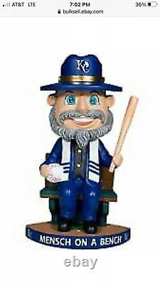 Royals Mensch on a Bench Bobblehead 408 of them RARE