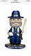 Royals Mensch On A Bench Bobblehead Only 408 Of Them Rare