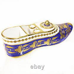 SPODE SHOE INKWELL Rare Museum Reproduction made in England NEW NEVER SOLD