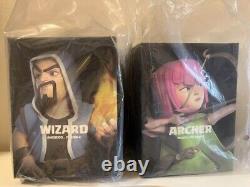 SUPERCELL Clash of Clans Royale WIZARD ARCHER 2 set Figure in BOX NEW RARE FS