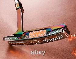 Scotty Cameron Newport 2 Teryllium Ten Sole Stamp with Rare Purple Crown Royal Bag