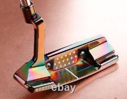 Scotty Cameron Newport 2 Teryllium Ten Sole Stamp with Rare Purple Crown Royal Bag