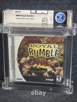 Sega Dreamcast WWF ROYAL RUMBLE Wata 9.4 A++ New Sealed VGA Game RARE WWE Rock