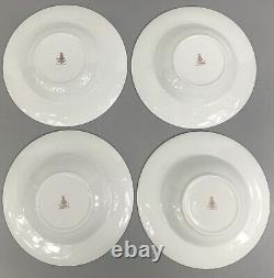 Set 4 RARE Royal Doulton Martinique 8 1/8 Rimmed Soup Bowl Group #2