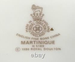 Set 4 RARE Royal Doulton Martinique 8 1/8 Rimmed Soup Bowl Group #2