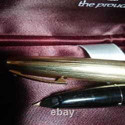 Shafer Fountain Pen Imperial Triumph 790 Black Nib F 1970-80's Rare