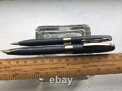 Sheaffer Lifetime 1250 Imperial 14k Nib Fountain Pen Nos Chalk Marks Rare Set