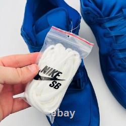 Size 13 Nike SB Dunk Low x NBA Deep Royal Blue Satin 2018 RARE