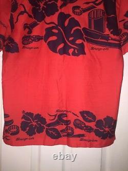 Snap On Tools 1985 Royal Palms Aloha Shirt New With Tags RARE Size Large