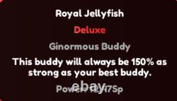 SpongeBob Simulator ROYAL JELLYFISH 150% Deluxe Buddy (EXTREMELY RARE)